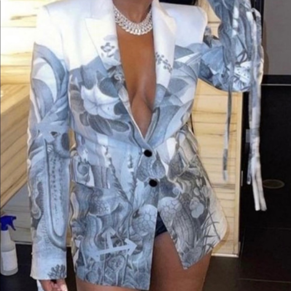 Inked Up Baddie Blazer